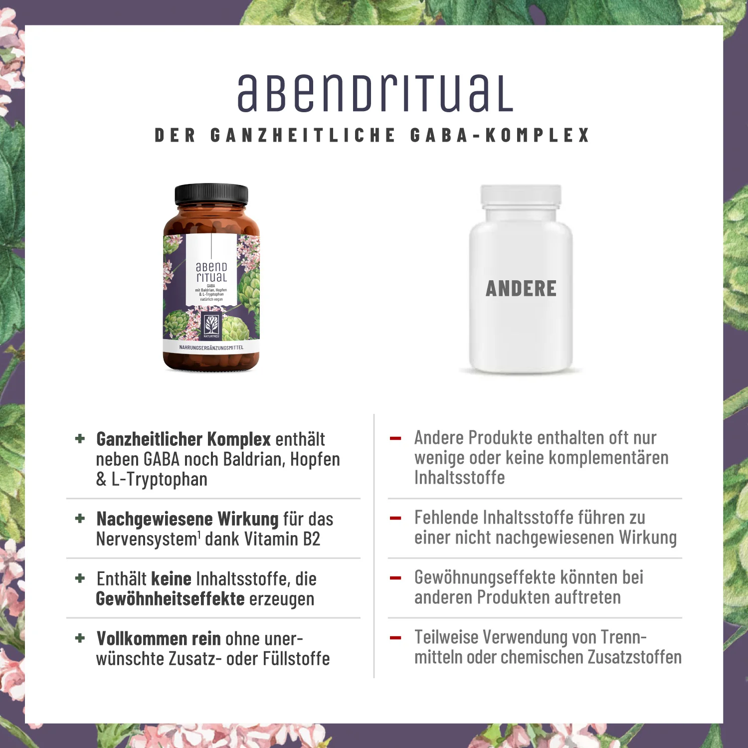 Abendritual: GABA mit Baldrian, Hopfen & L-Tryptophan - Image 5