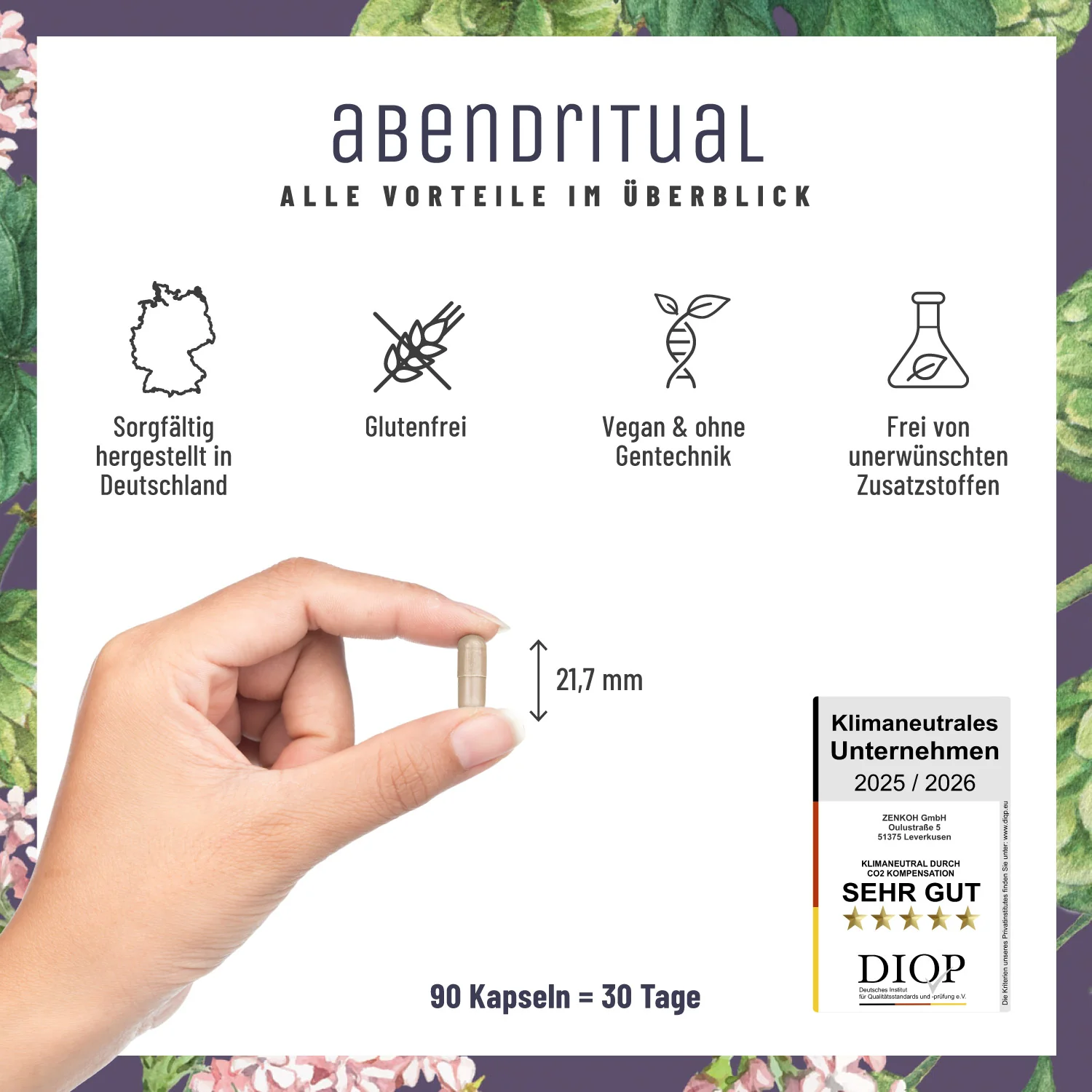 Abendritual: GABA mit Baldrian, Hopfen & L-Tryptophan - Image 7