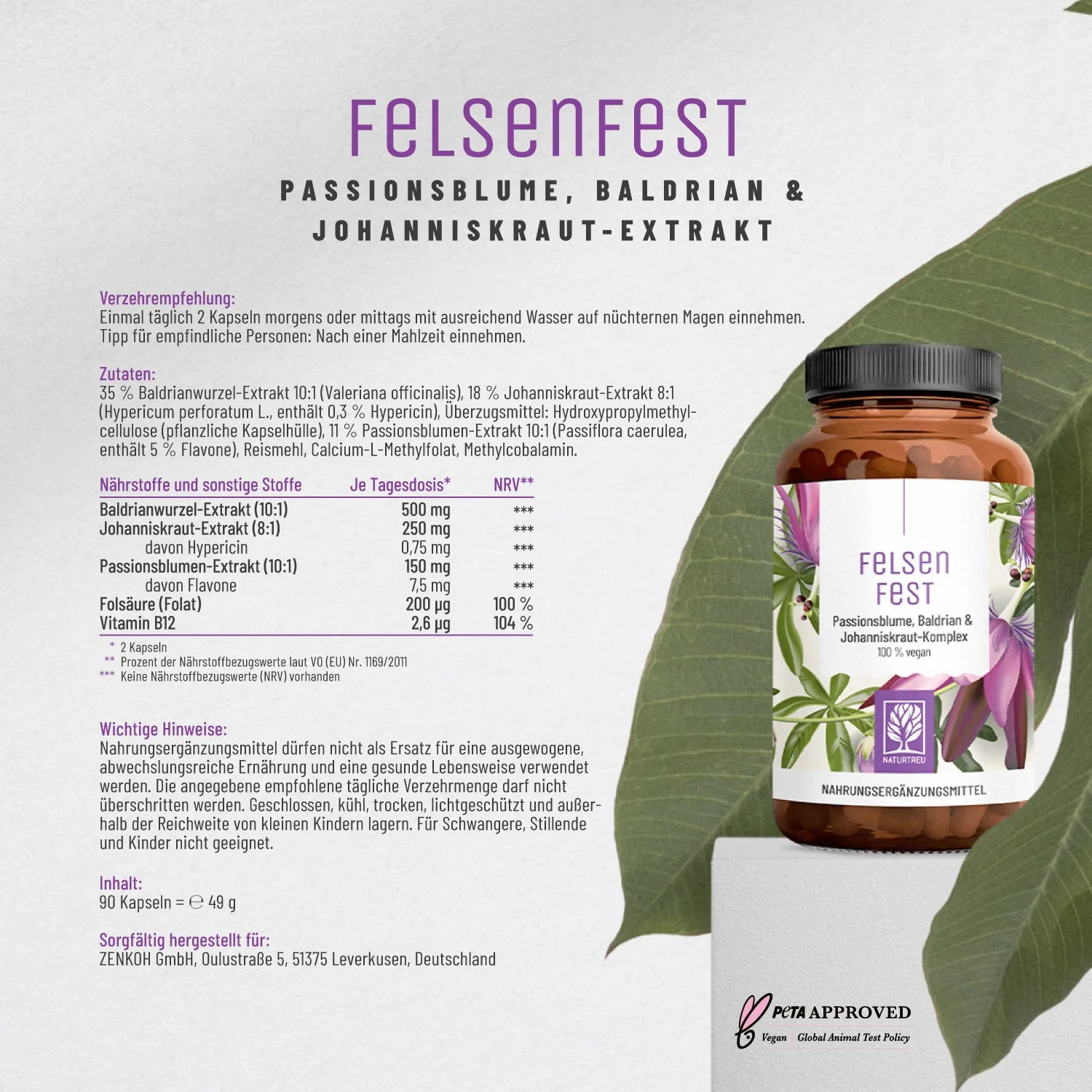 Abendruhe-Paket: Baldrian, Johanniskraut- & Magnesium-Komplex & GABA - Image 6