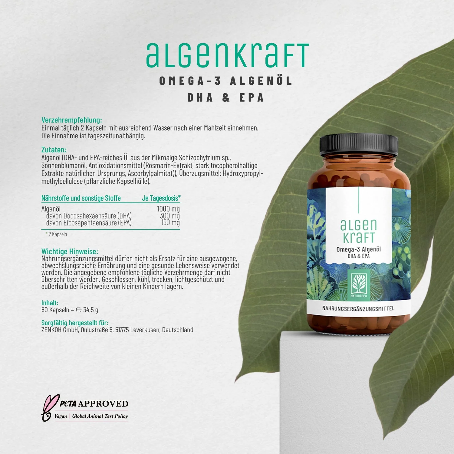 Algenkraft für Groß und Klein Paket: Omega 3 Algenöl - Image 9