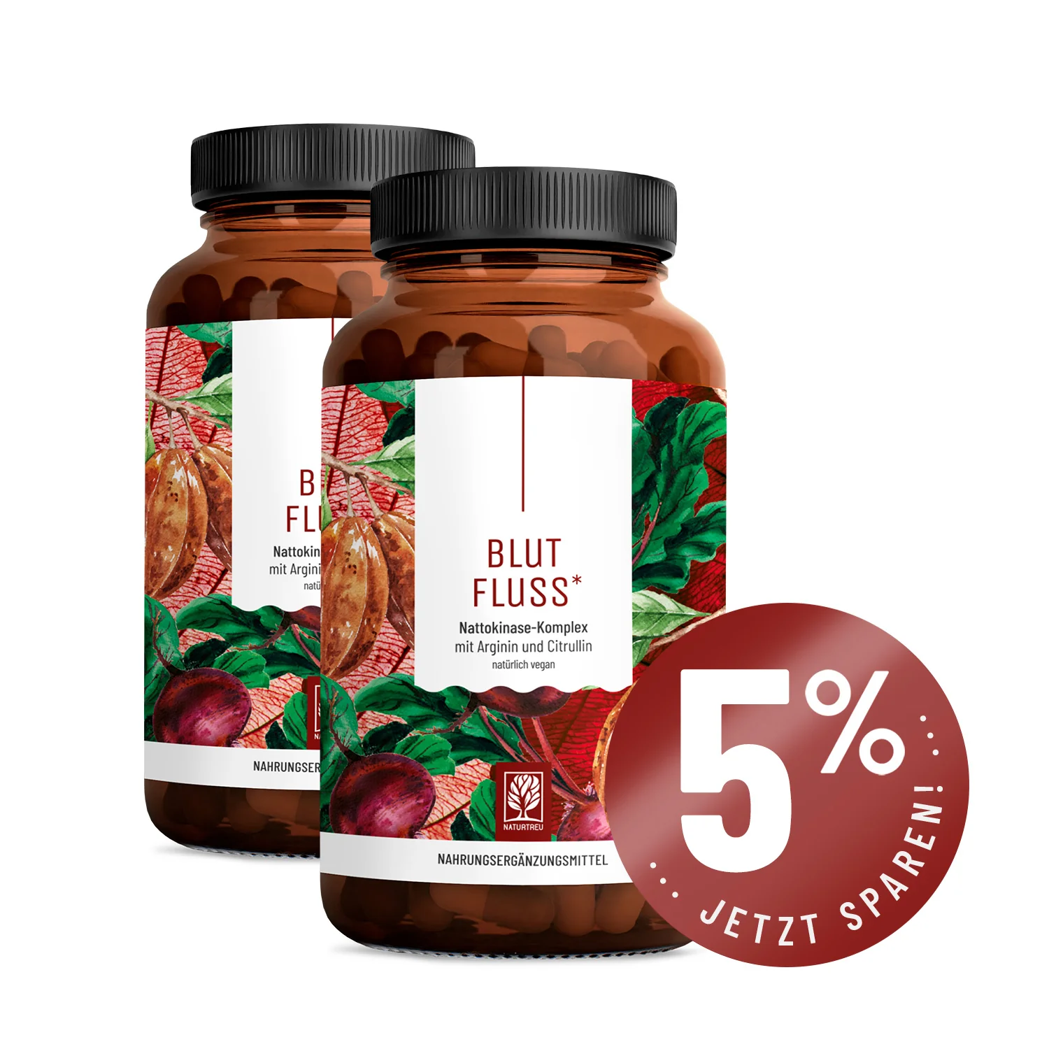 Blutfluss: Nattokinase-Komplex mit Arginin und Citrullin - Image 13