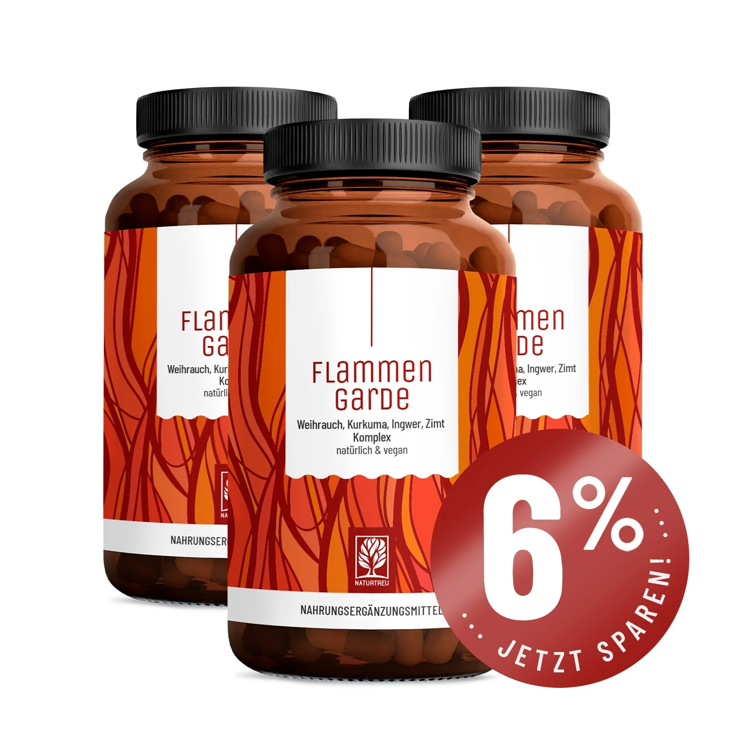 Flammengarde: Kurkuma Weihrauch Komplex mit Ingwer und Zimt - Image 11