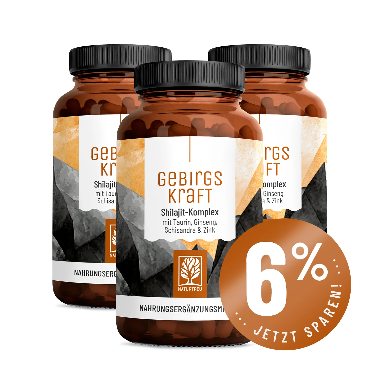 Gebirgskraft: Shilajit Kapseln mit Taurin, Ginseng, Schisandra & Zink - Image 12