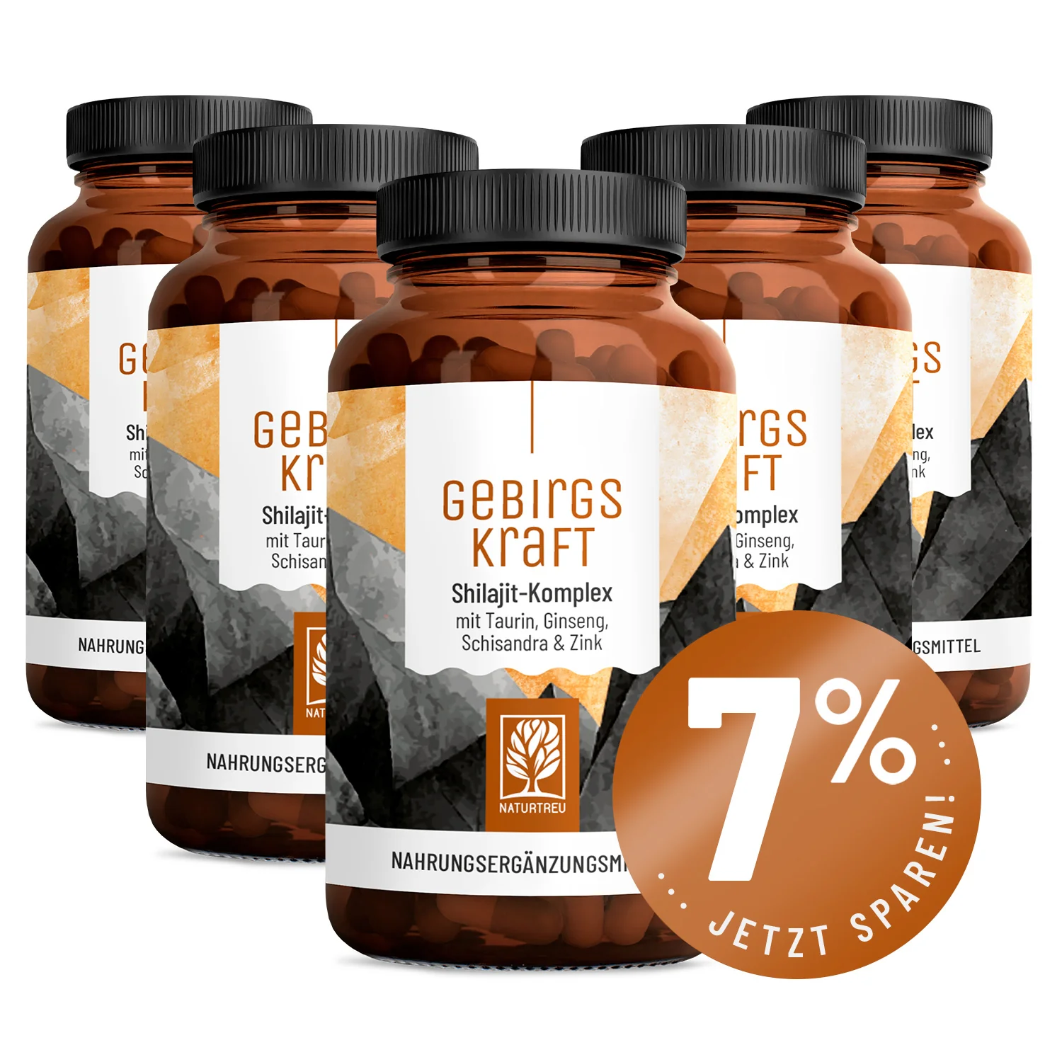 Gebirgskraft: Shilajit Kapseln mit Taurin, Ginseng, Schisandra & Zink - Image 13