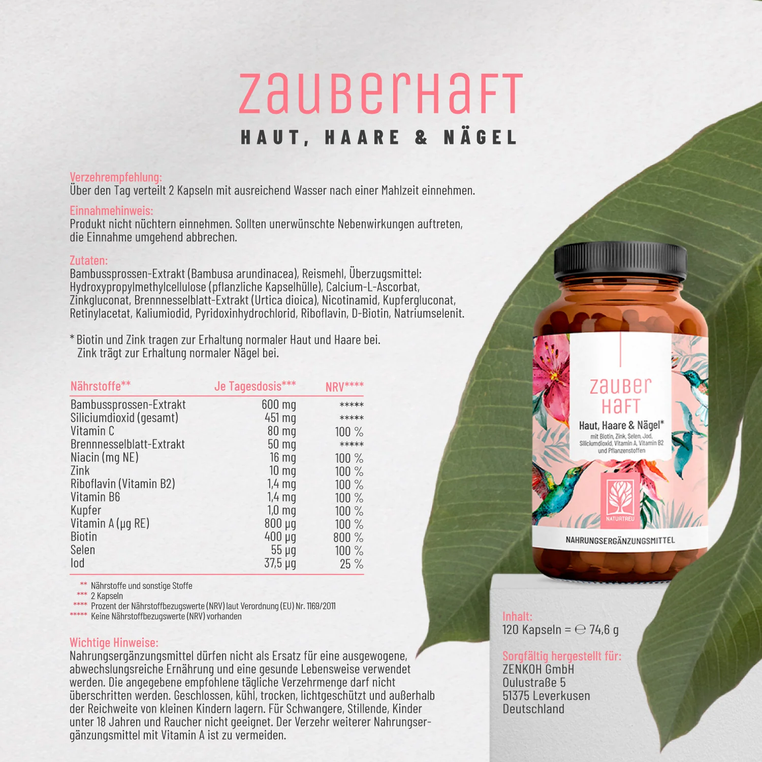 Haut Haare Nägel-Paket: Zauberhaft, Glanzleistung & Glanzvoll - Image 9