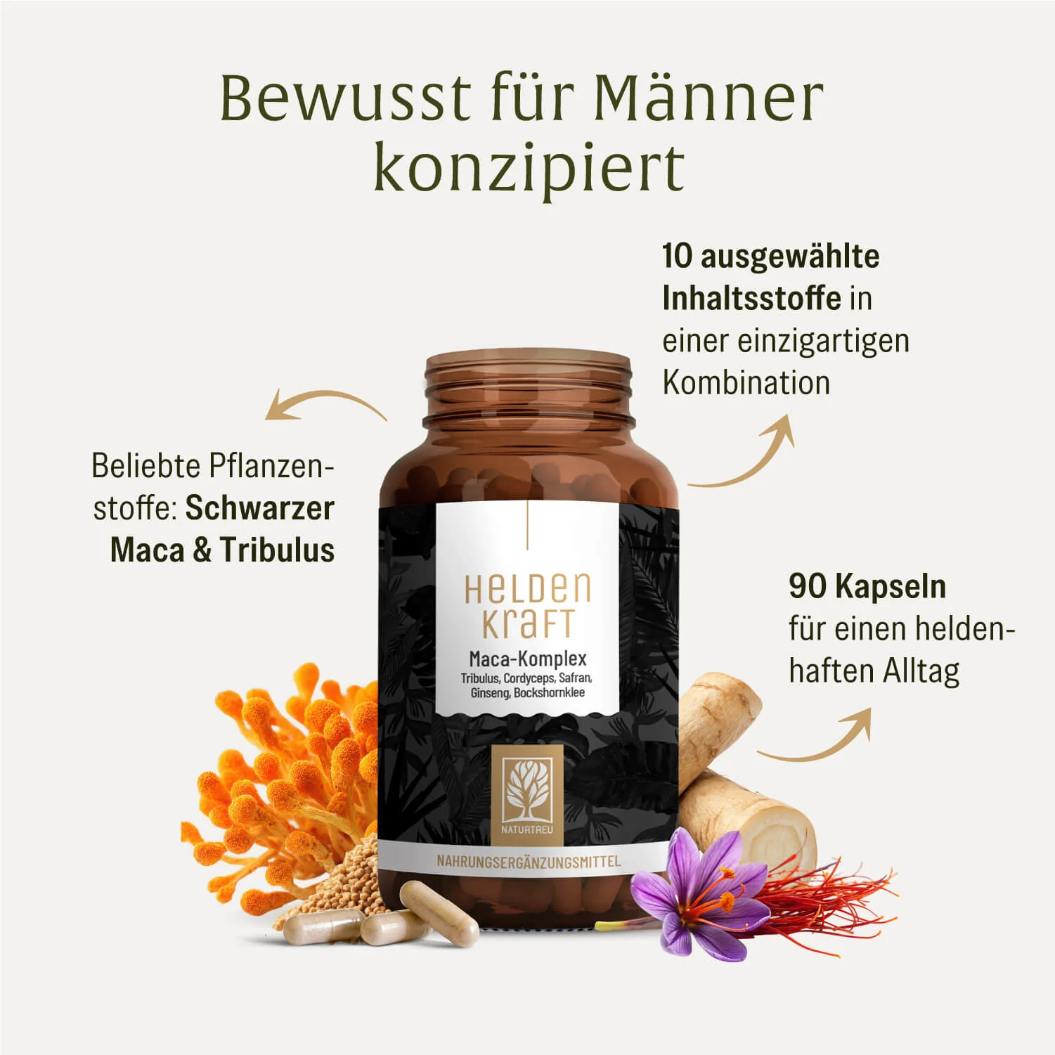 Heldenkraft: Maca-Komplex mit Tribulus - Image 3