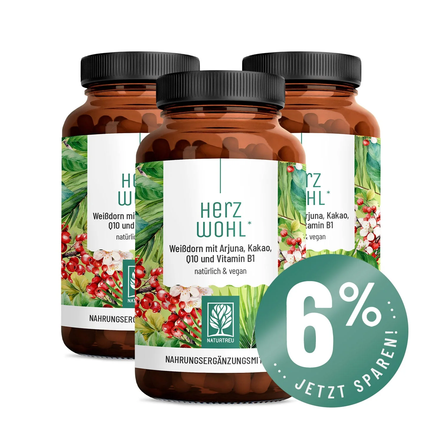 Herzwohl: Weißdorn mit Arjuna, Kakao, Q10 & Vitamin B1 - Image 13