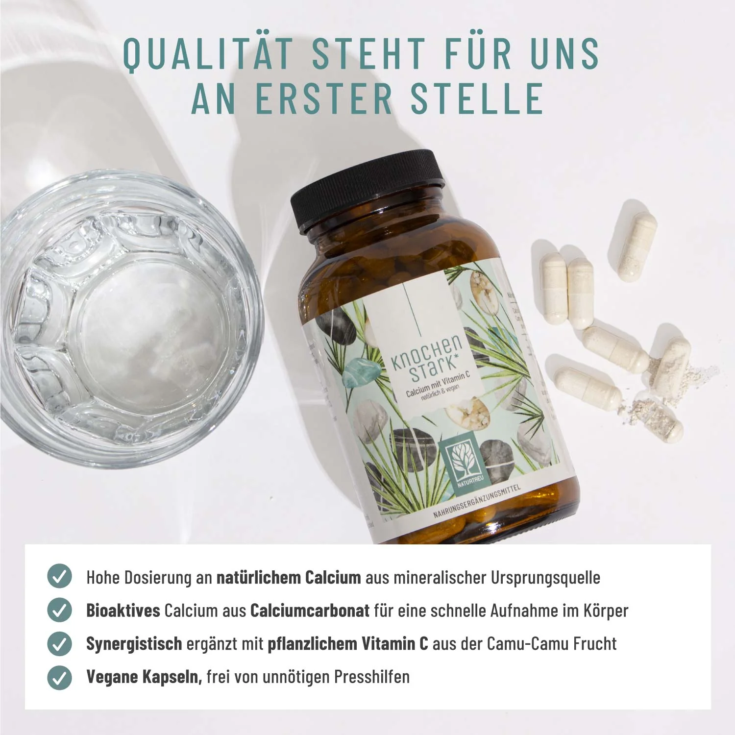 Knochenstark: Calcium Kapseln mit Vitamin C - Image 8