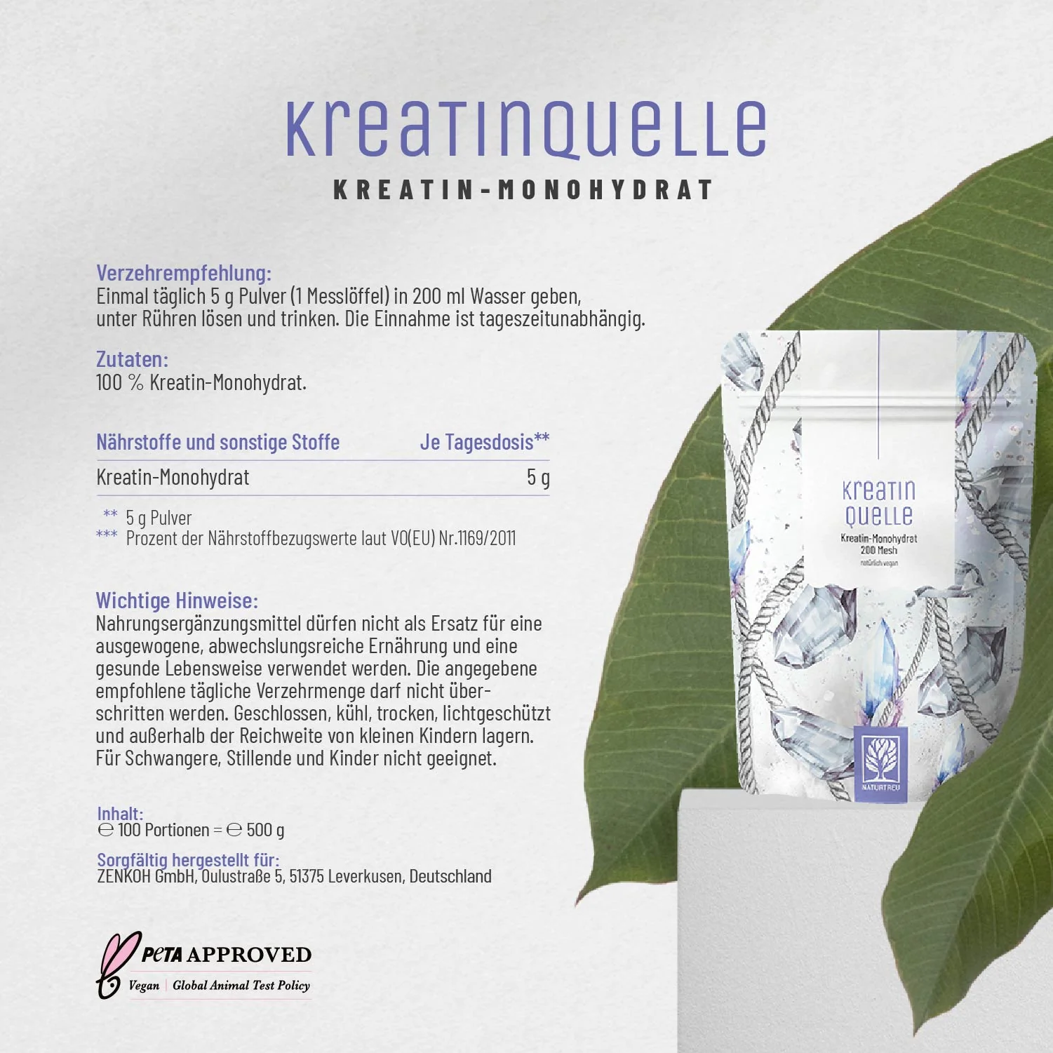 Kraft-Paket: Kreatin-Monohydrat & Aminosäuren-Komplex - Image 7