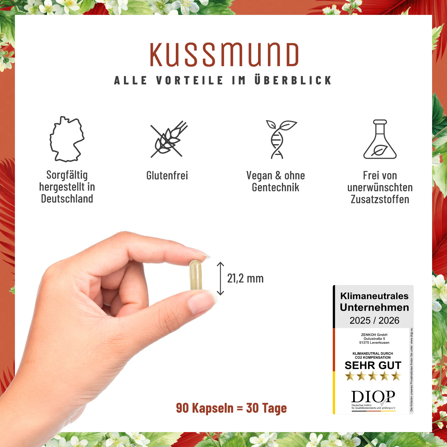 Kussmund: L-Lysin Komplex mit Zitronenmelisse und Selen - Image 7