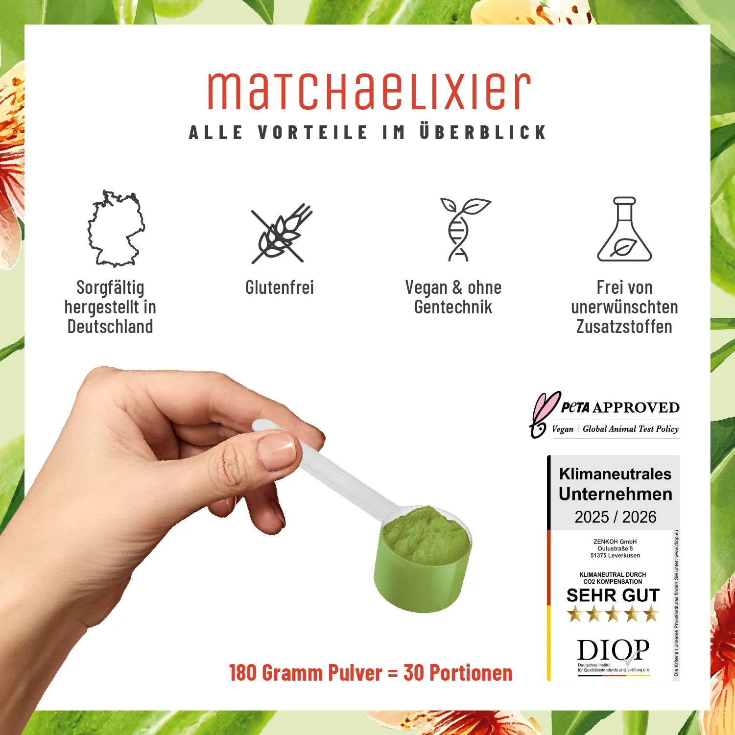 Matchaelixier: Matcha mit Lucuma und Moringa - Image 8