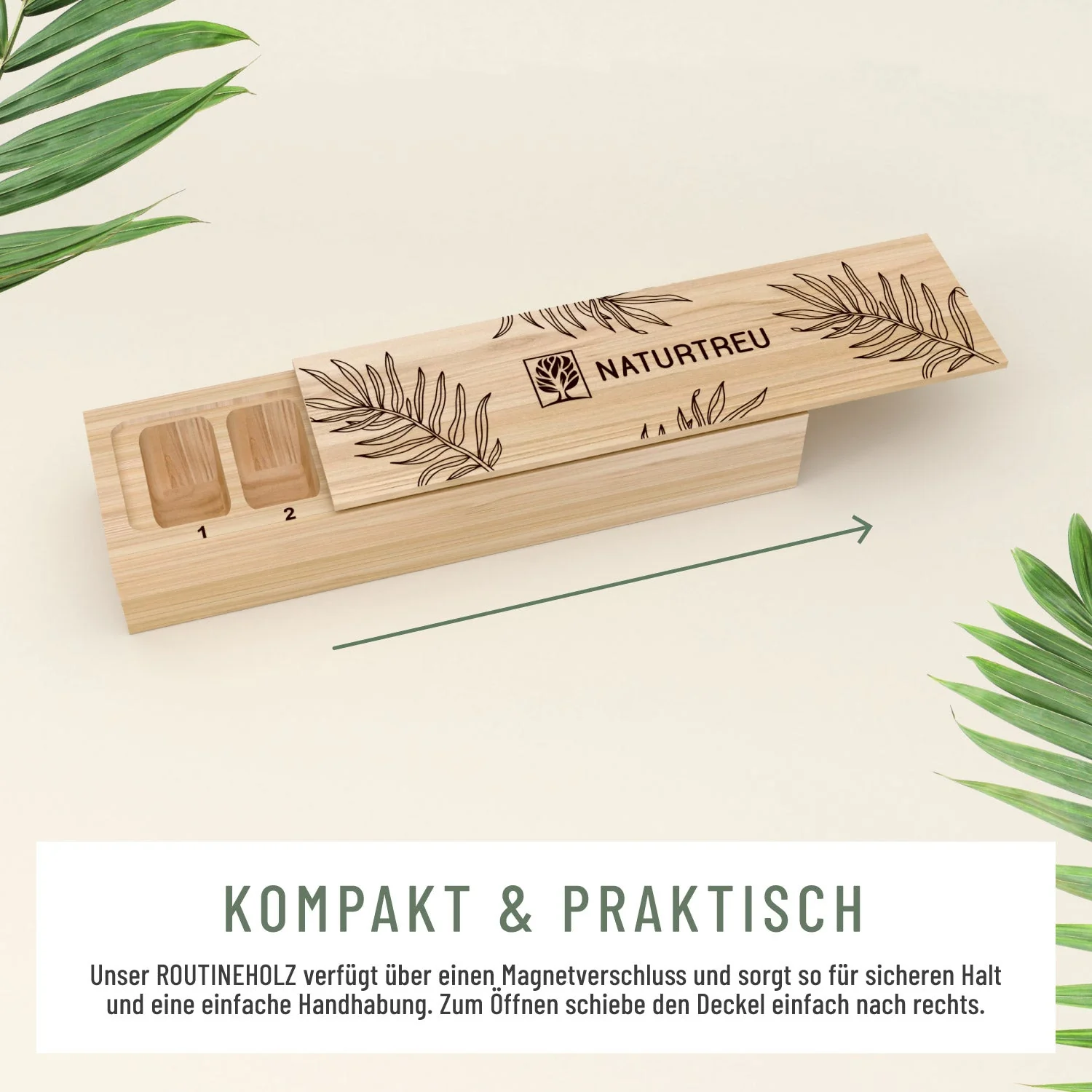 Routineholz 2.0 - 7 Tage Tablettenbox / Pillenbox - Image 3
