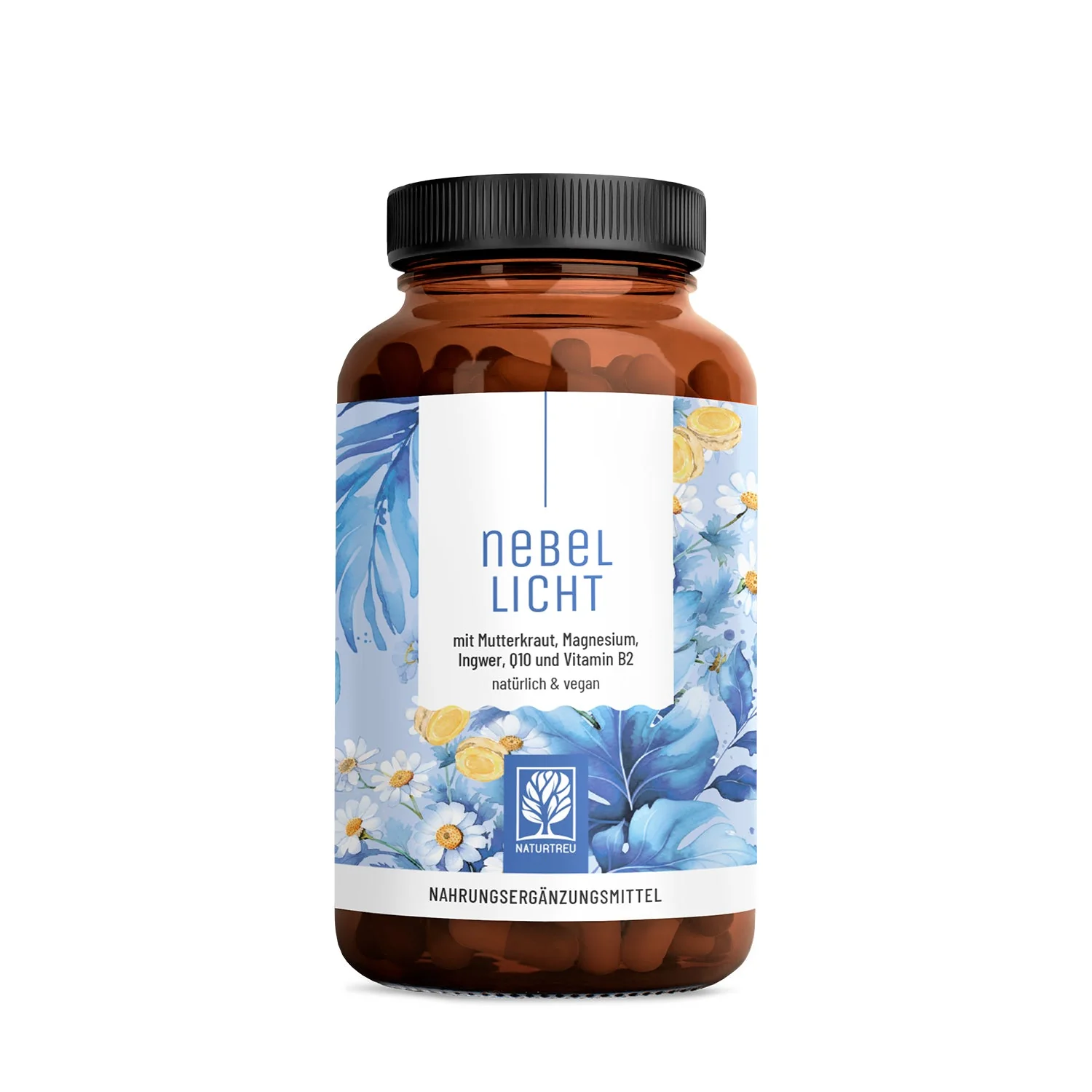 Nebellicht: Mutterkraut Kapseln mit Magnesium, Ingwer & Q10 - Image 11