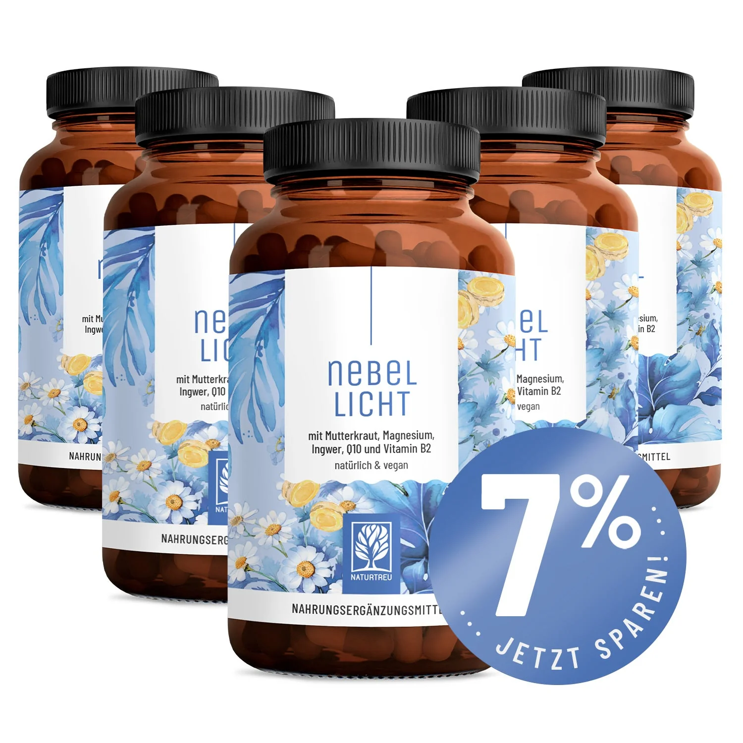 Nebellicht: Mutterkraut Kapseln mit Magnesium, Ingwer & Q10 - Image 14