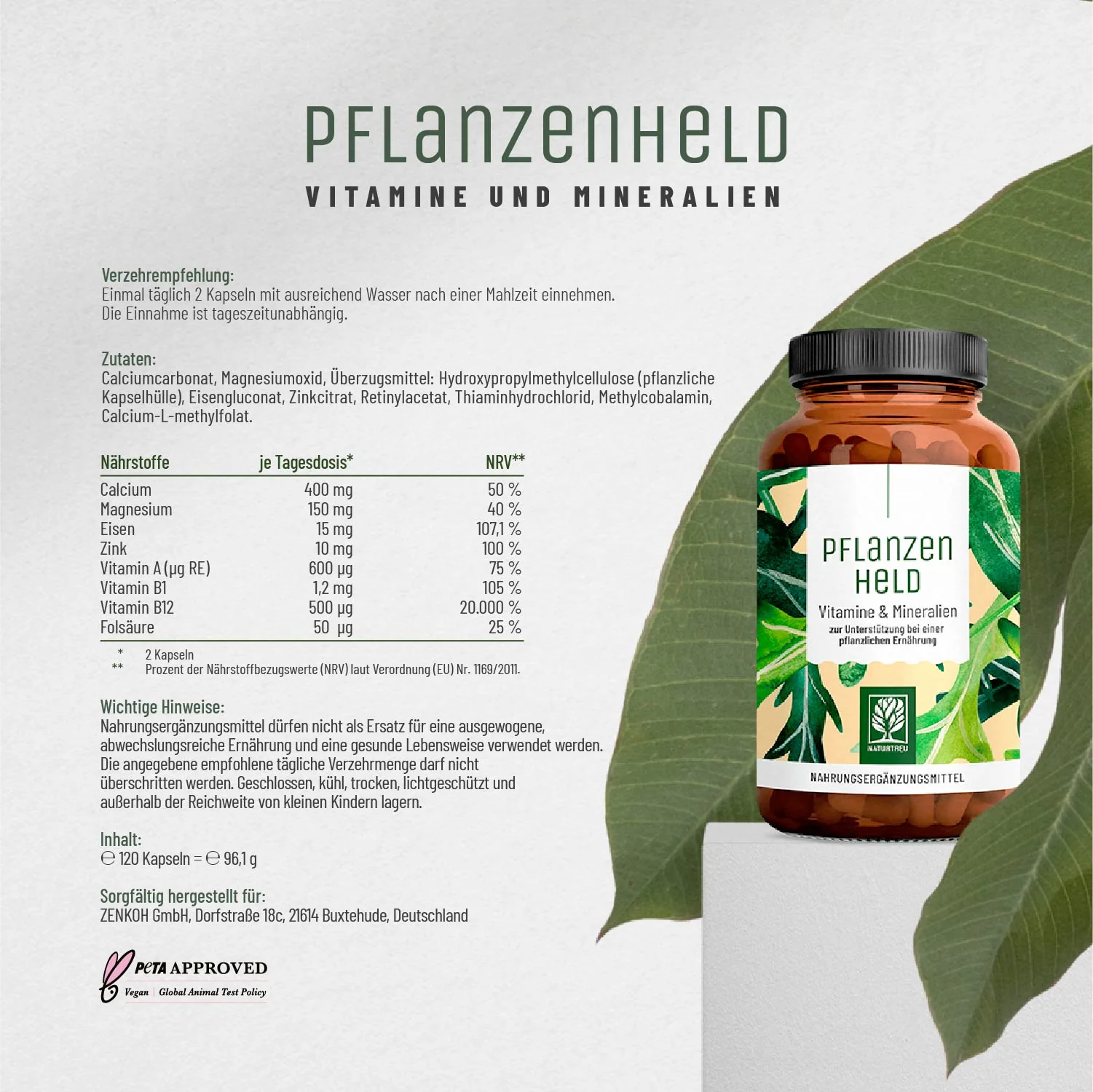 Pflanzenheld: Mikronährstoff-Komplex für Veganer & Vegetarier - Image 9