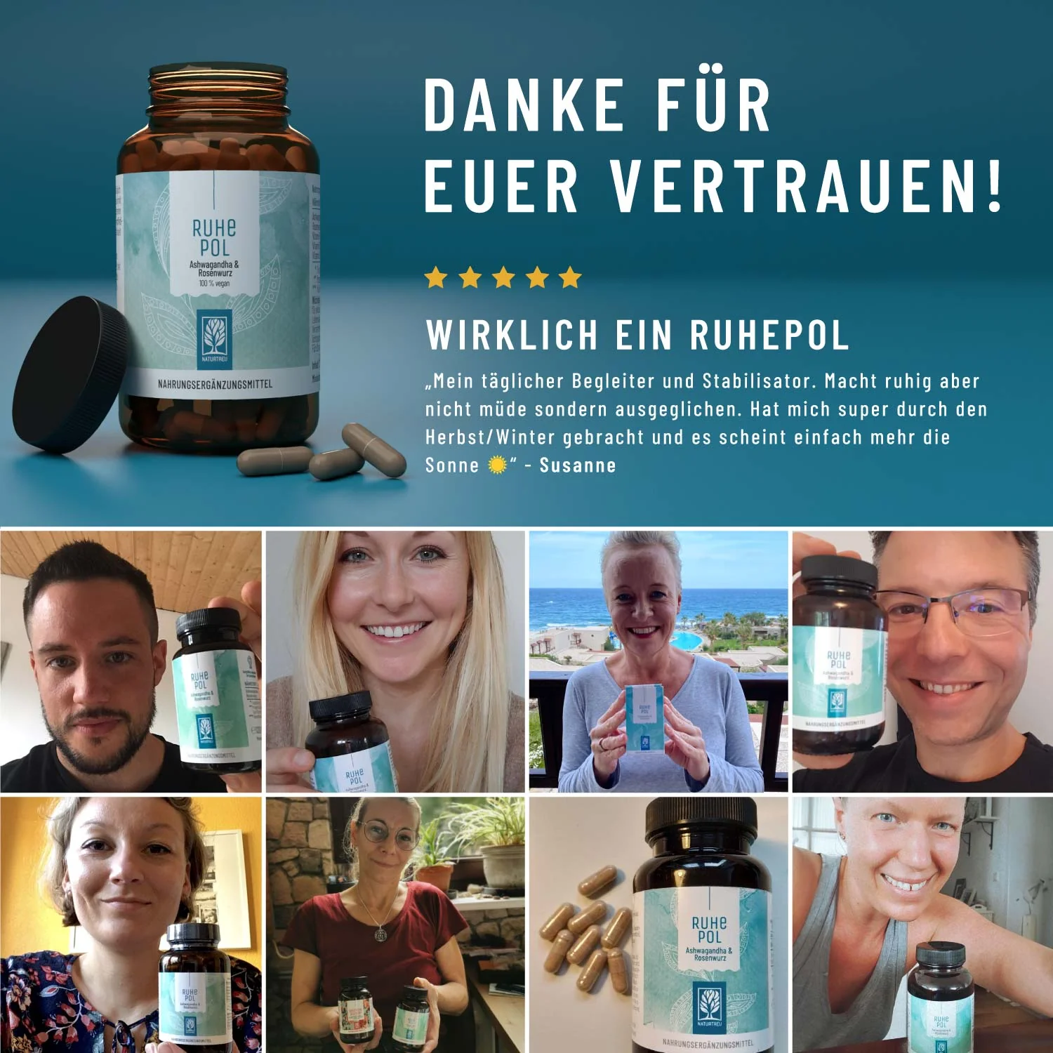 Ruhepol: Anti Stress Komplex mit Ashwagandha & Rosenwurz - Image 7