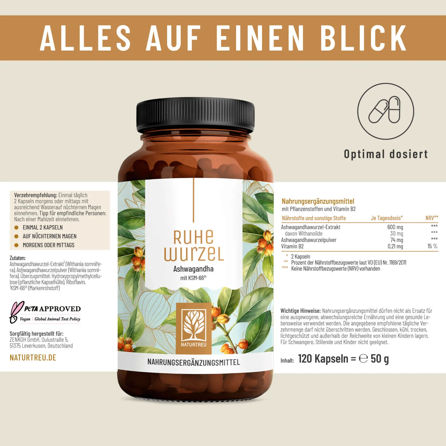 Ruhewurzel: Ashwagandha mit KSM-66® - Image 11