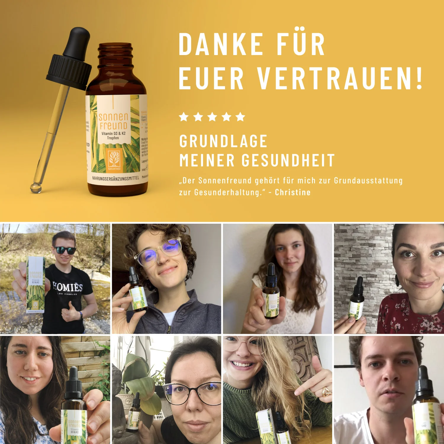 Sonnenfreund: Vitamin D3 & K2 Tropfen für Erwachsene (1.000 I.E.) - Image 9