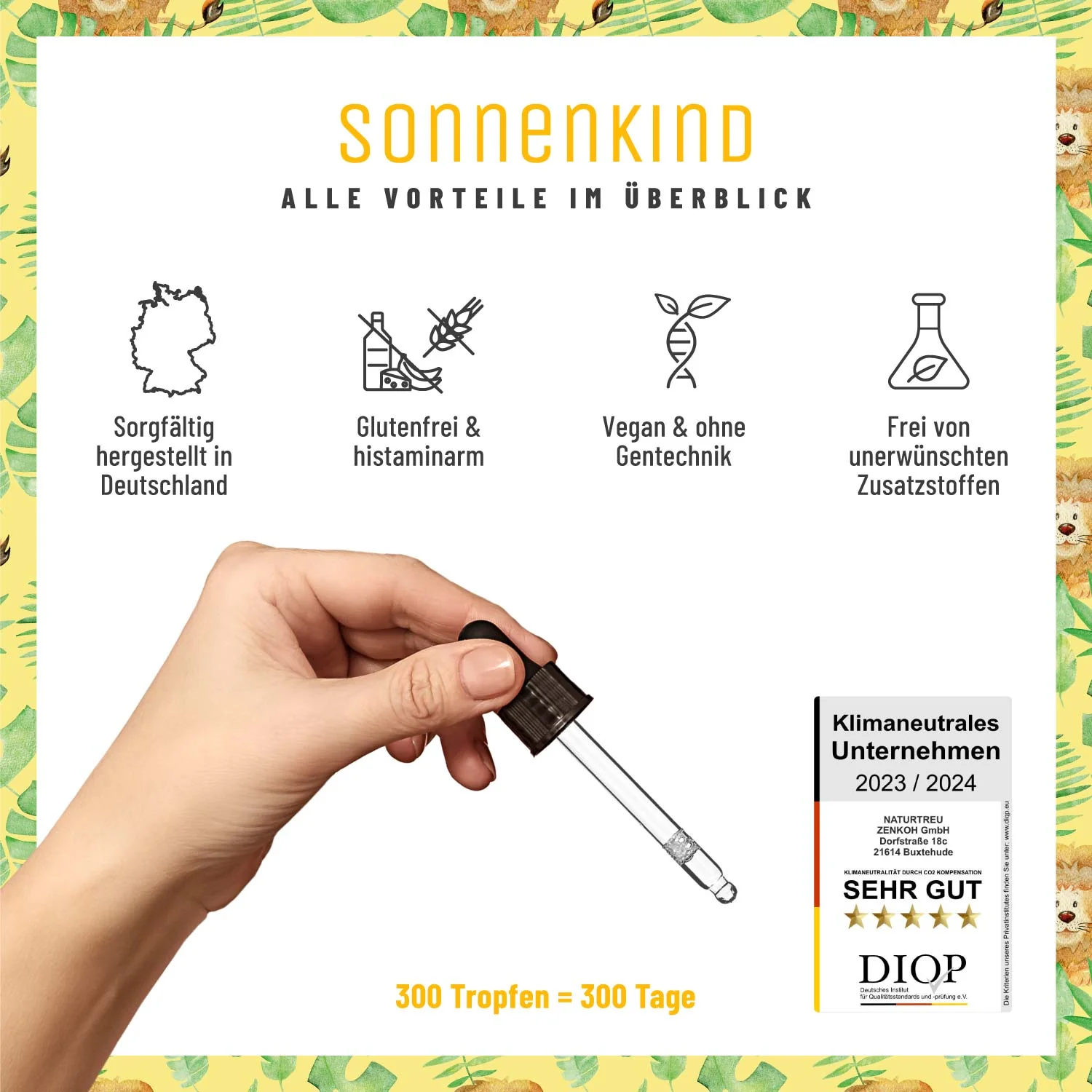Sonnenkind: Vitamin D3 & K2 Tropfen für Kinder ab 4 (500 I.E.) - Image 6