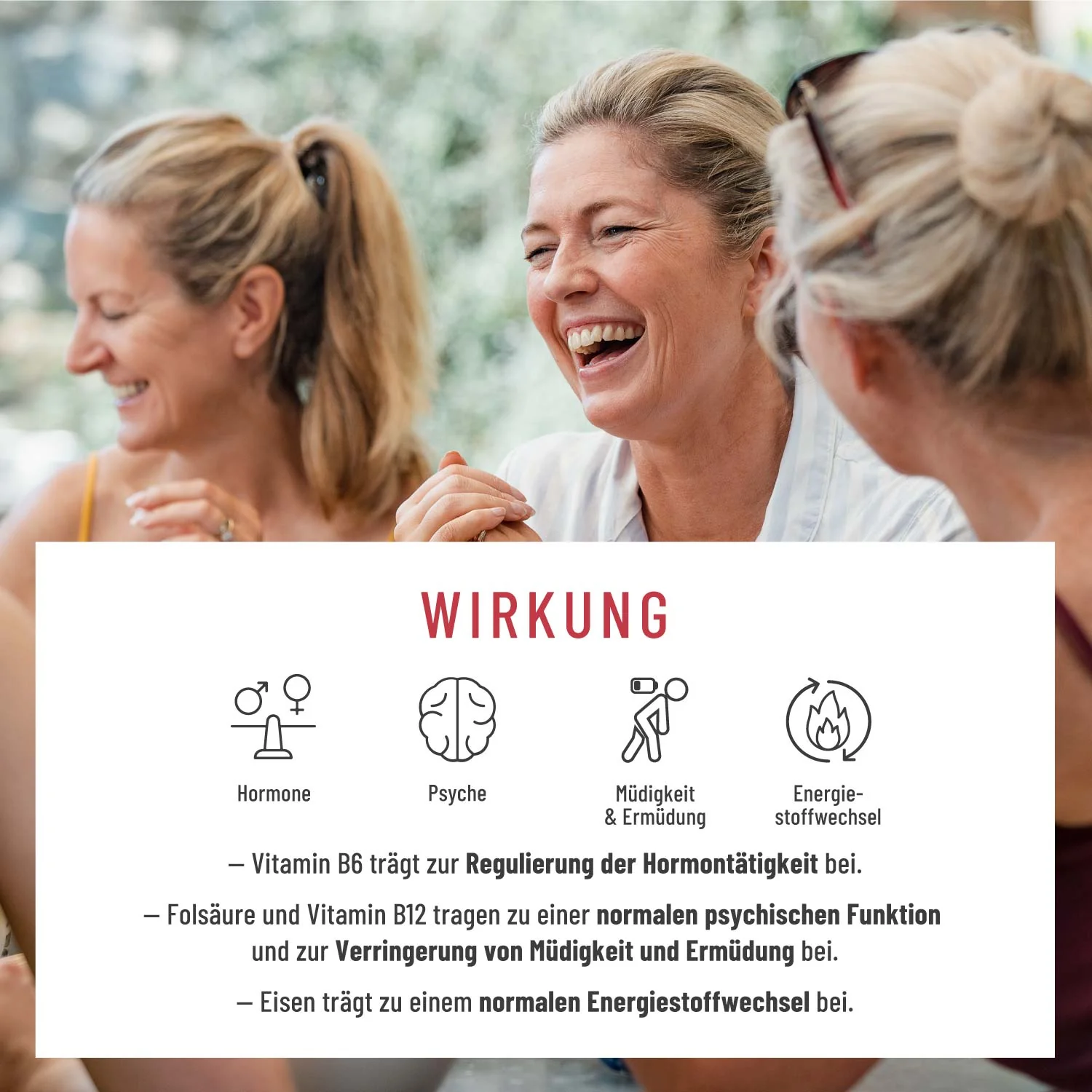 Wechselwohl Paket: Komplex mit Yamswurzel & Rotklee, Calcium mit Vitamin C & Coenzym Q10 - Image 5